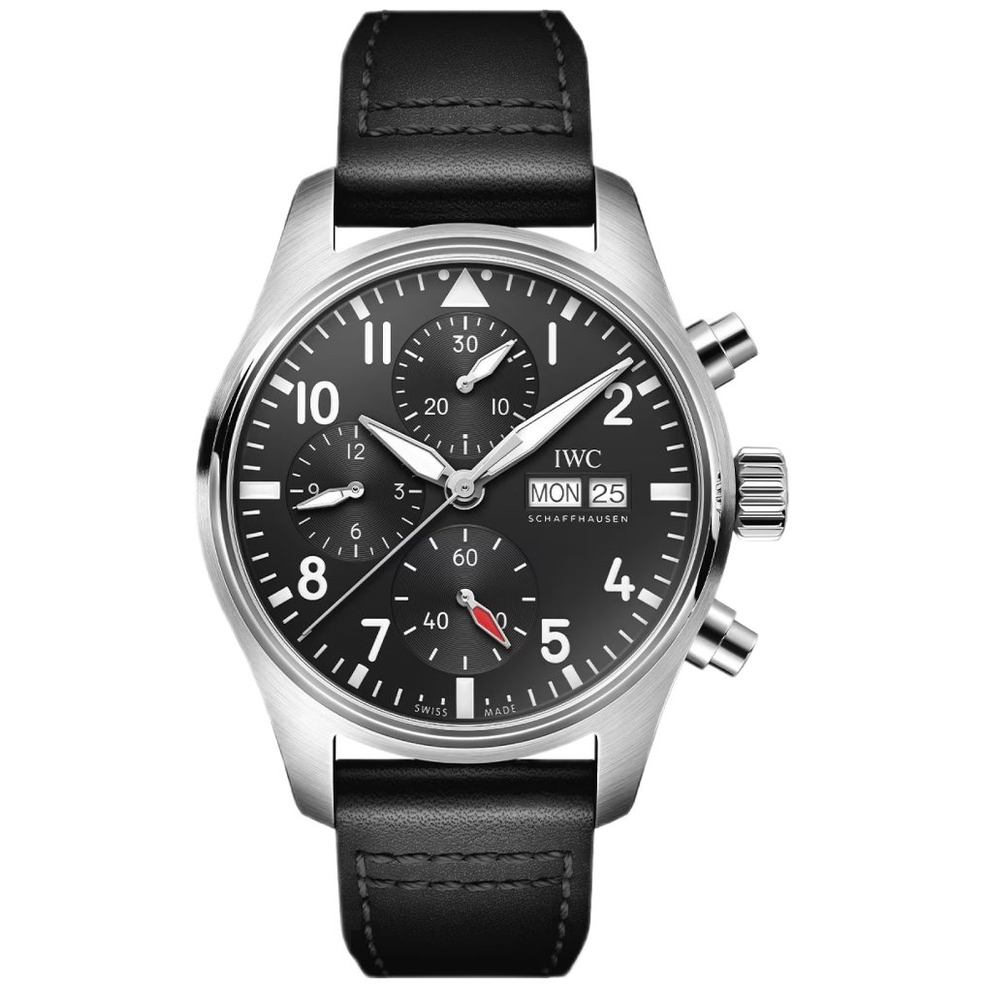 ZEGAREK IWC SCHAFFHAUSEN PILOT'S AUTOMATIC CHRONOGRAPH