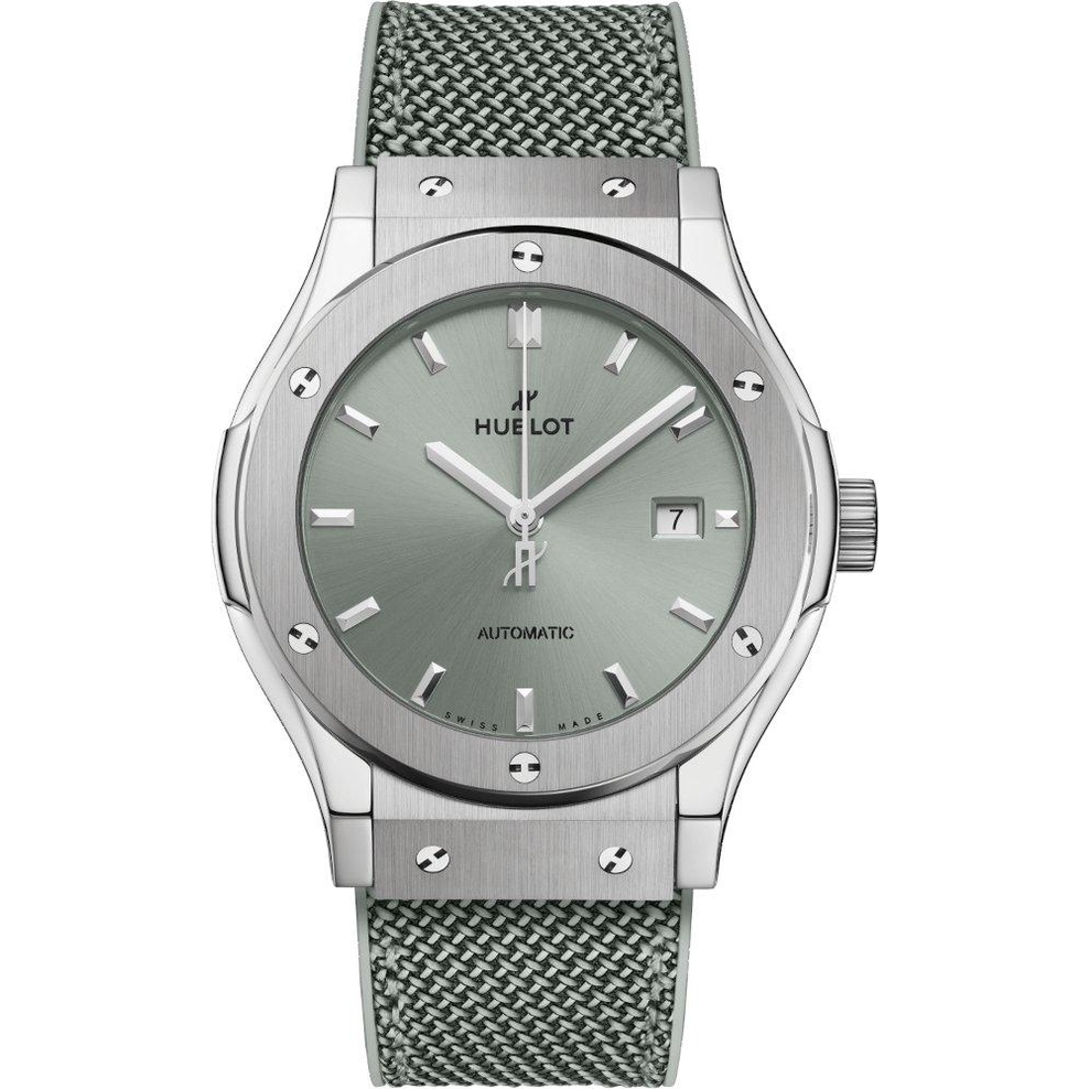 ZEGAREK HUBLOT CLASSIC FUSION TITANIUM SAGE GREEN