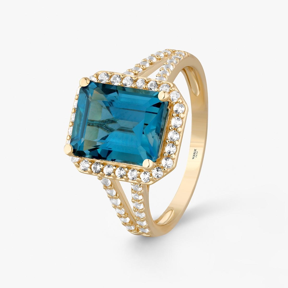 Pierścionek złoty Diva