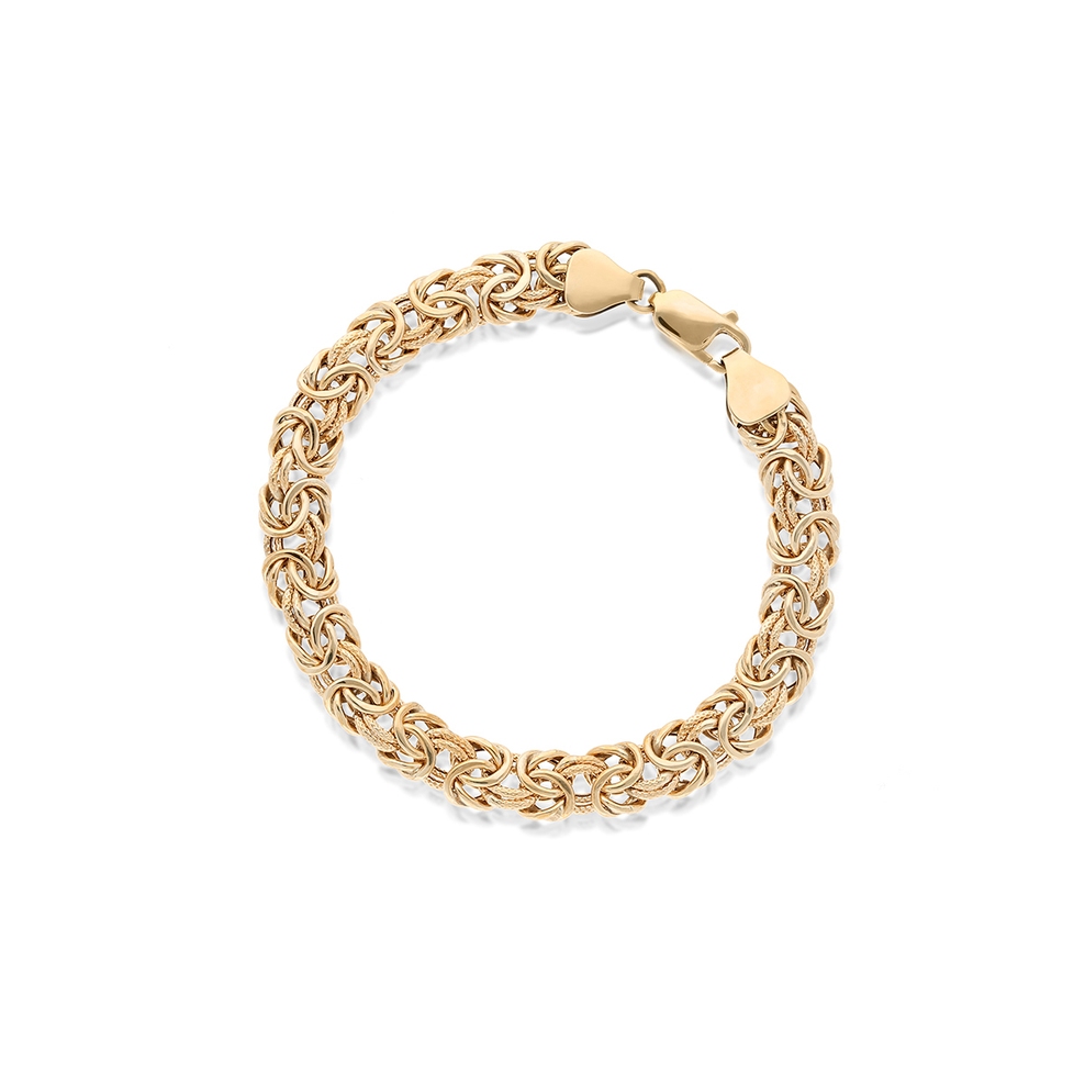 Złota bransoletka bismarck