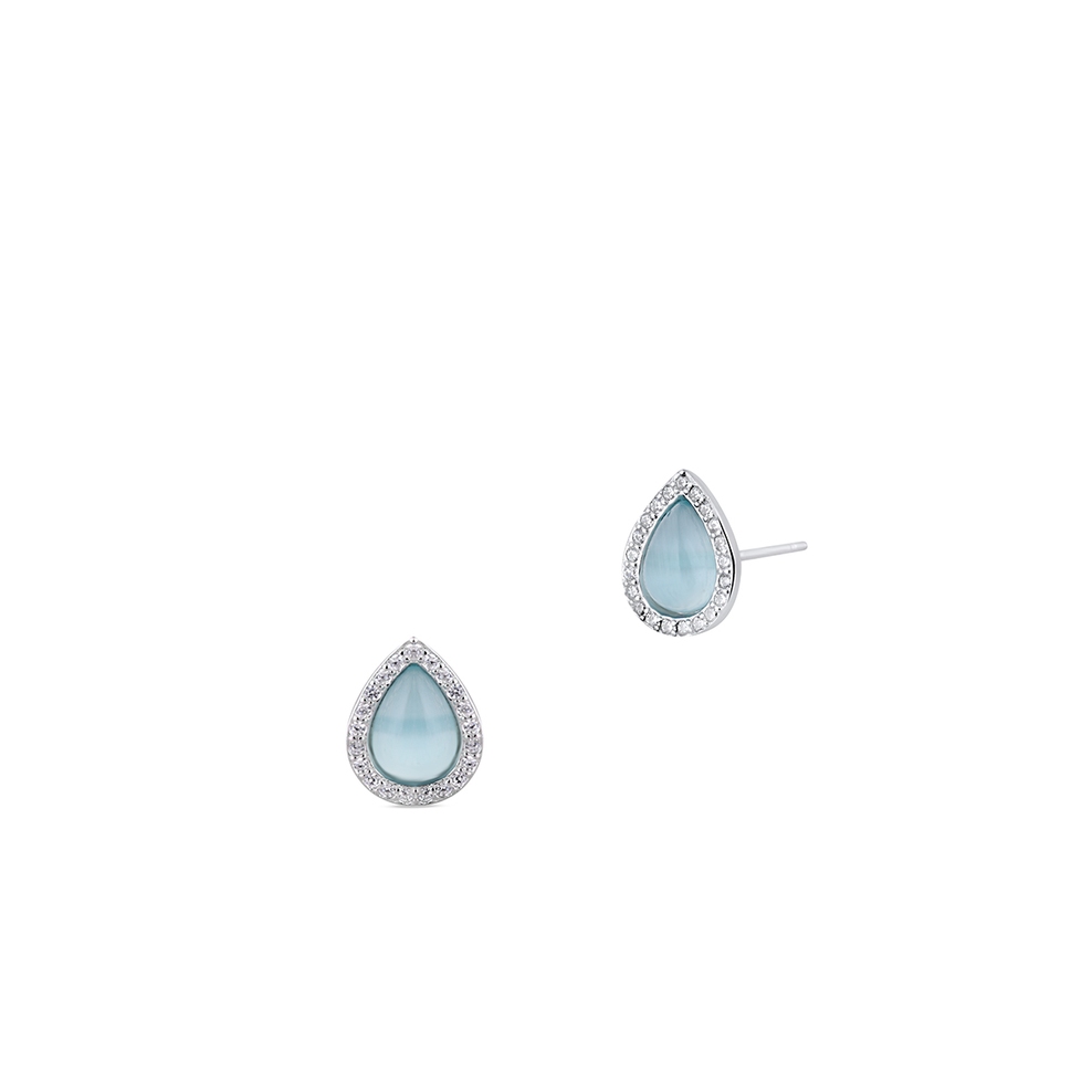 Kolczyki srebrne z cyrkoniami