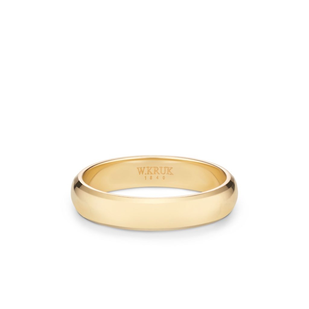 Obrączka złota KOCHAM CIĘ męska