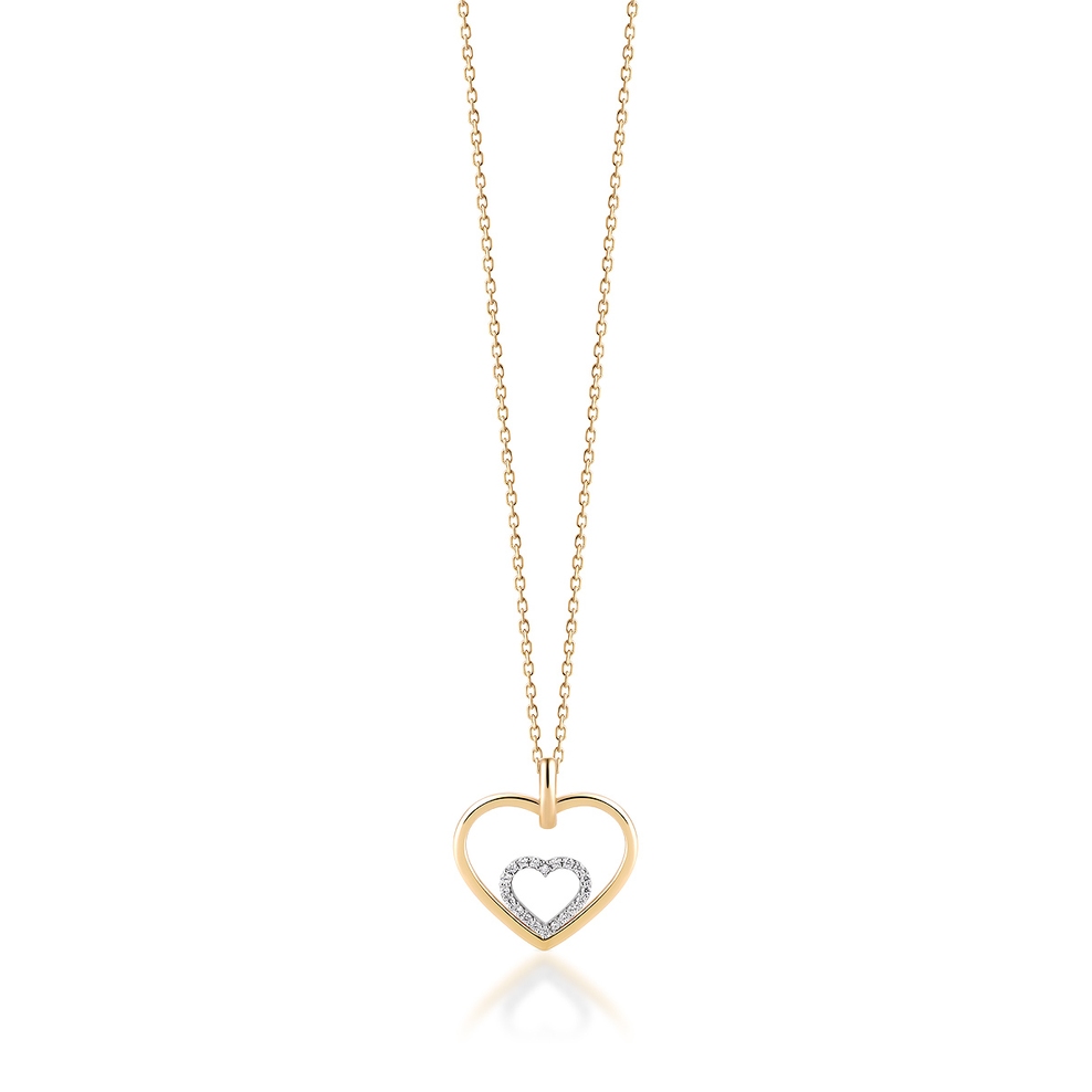 Wisiorek z motywem serc