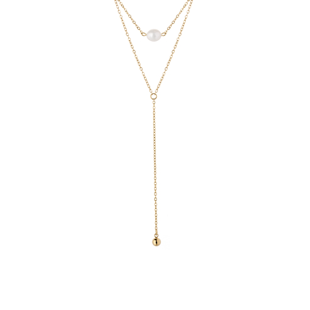 Naszyjnik krawatka z perłą Picky Pica