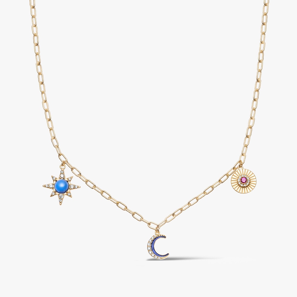 Naszyjnik złoty Alchemia