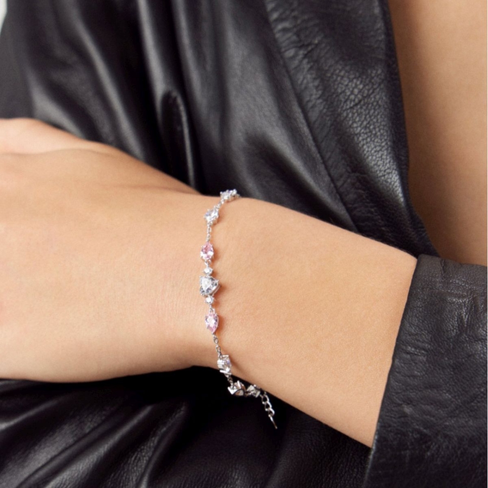 Bransoleta srebrna z cyrkoniami Ceremonials