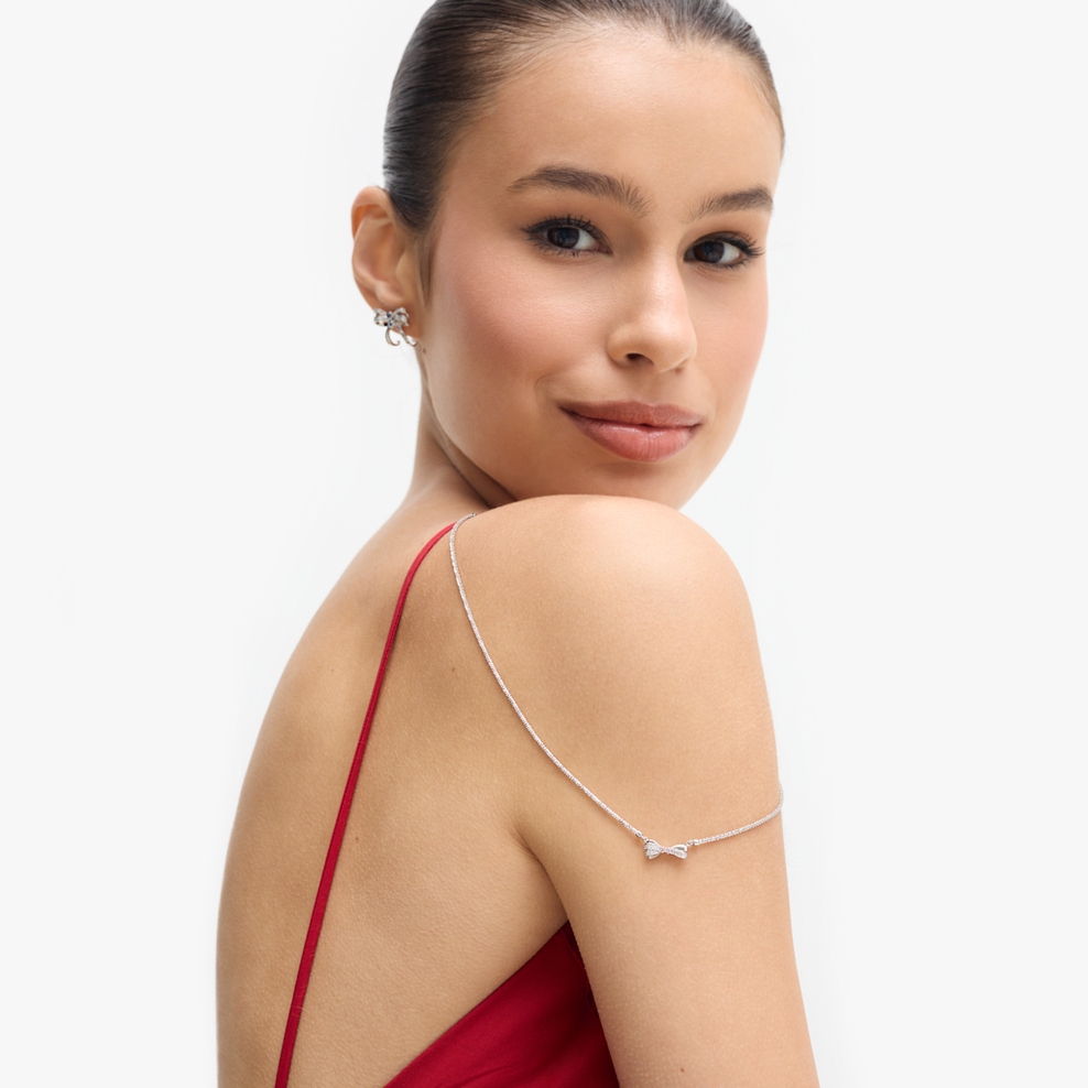 Naszyjnik  srebrny Balerina