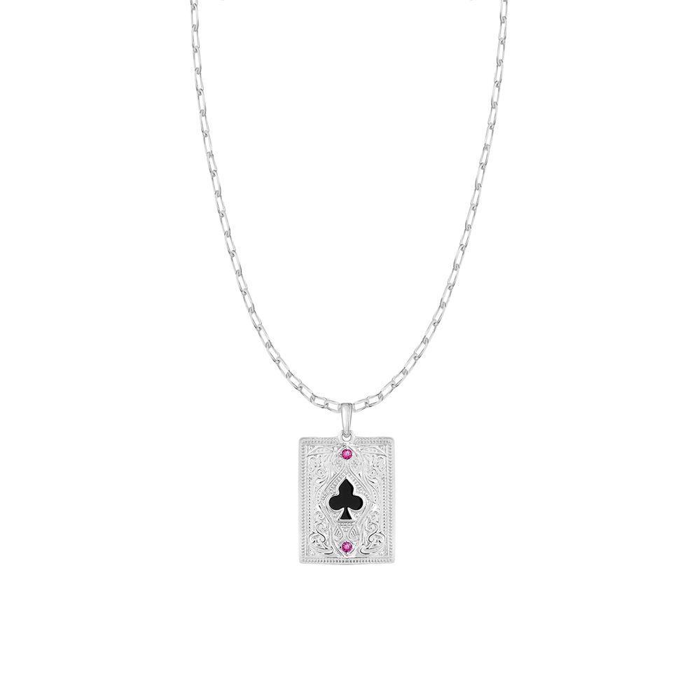 Wisiorek Karta Trefl Wonderland