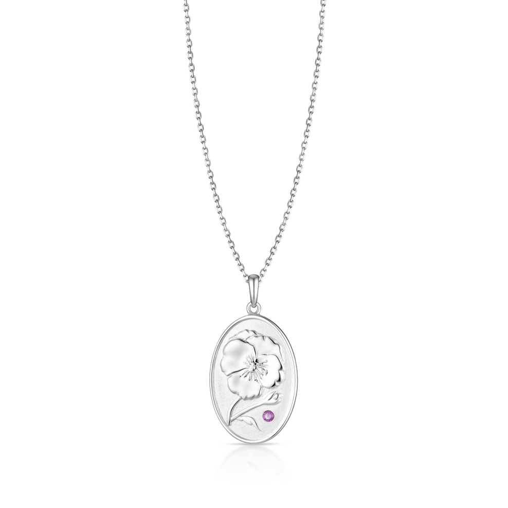 Wisiorek srebrny Medaliony Kwiaty Nocy