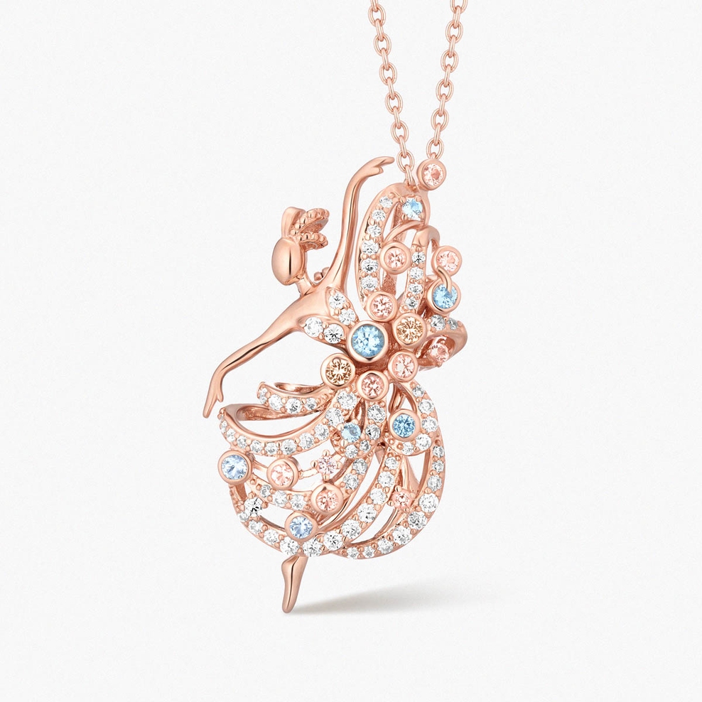 Wisiorek srebrny Balerina