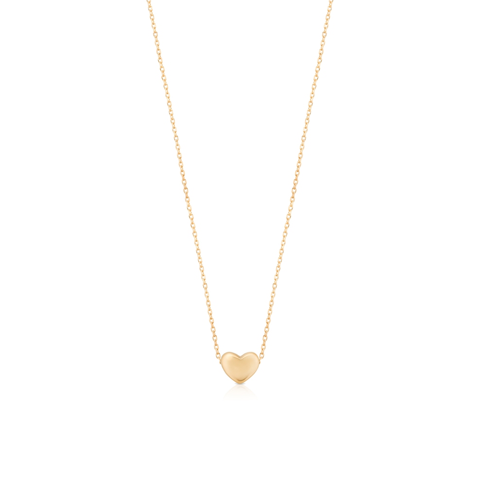 Naszyjnik złoty serce