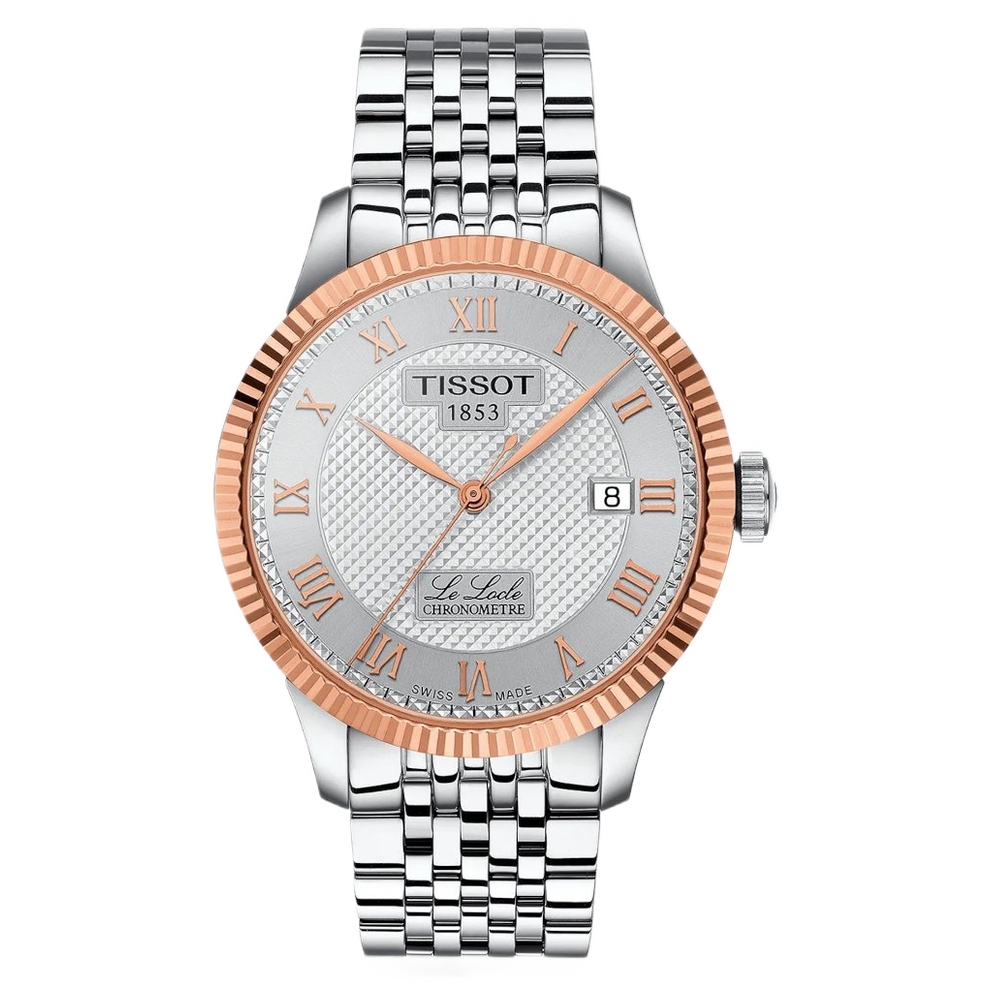 TISSOT Le Locle COSC 39mm 18k Gold Bezel