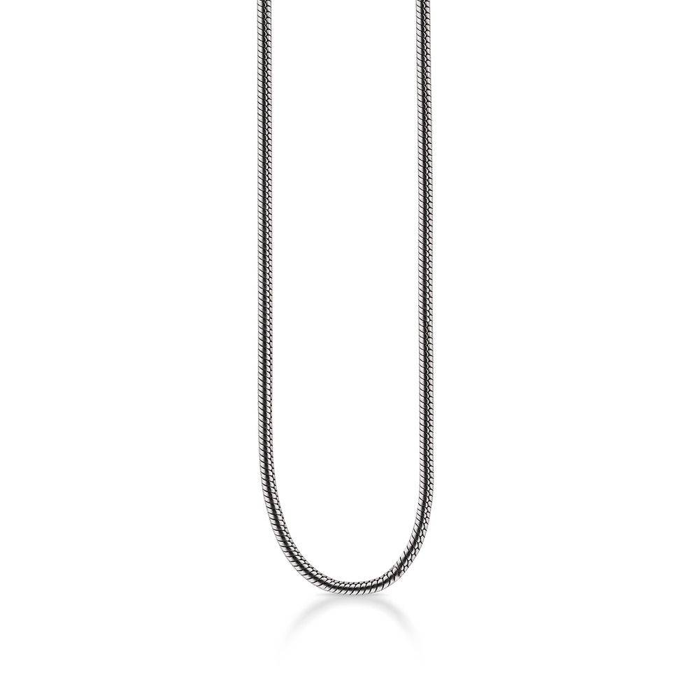 Łańcuszek srebrny żmijka