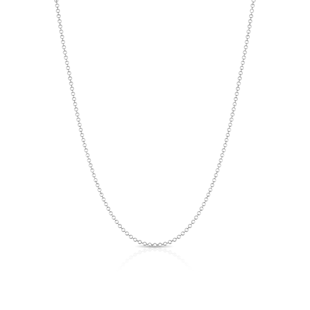 Łańcuszek srebrny kulka