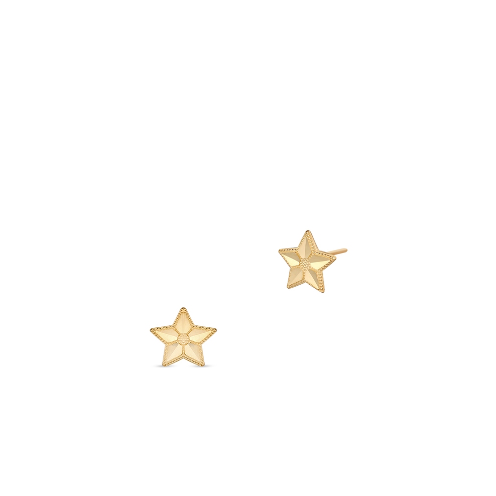 Kolczyki złote gwiazdki