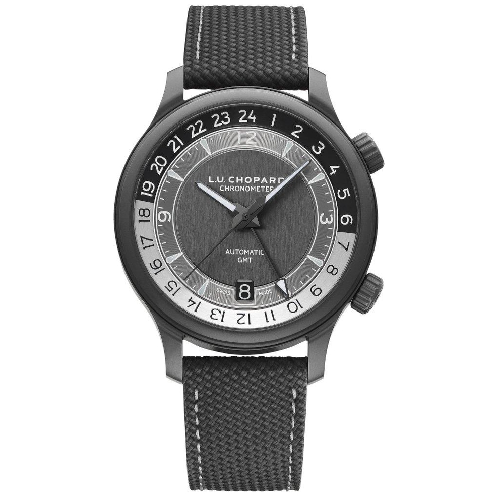 ZEGAREK CHOPARD L.U.C GMT ONE BLACK