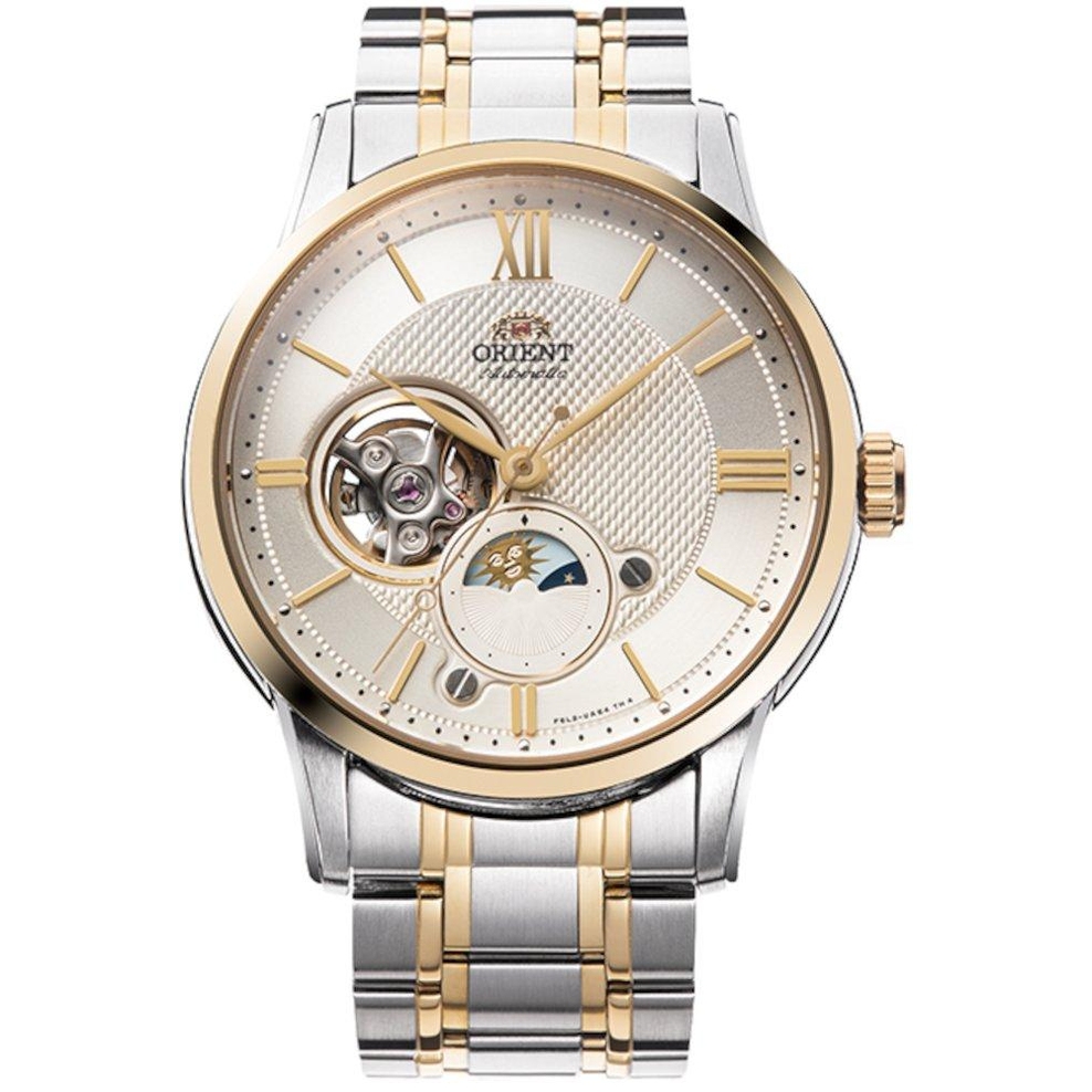 ZEGAREK ORIENT CONTEMPORARY SUN & MOON OPEN HEART