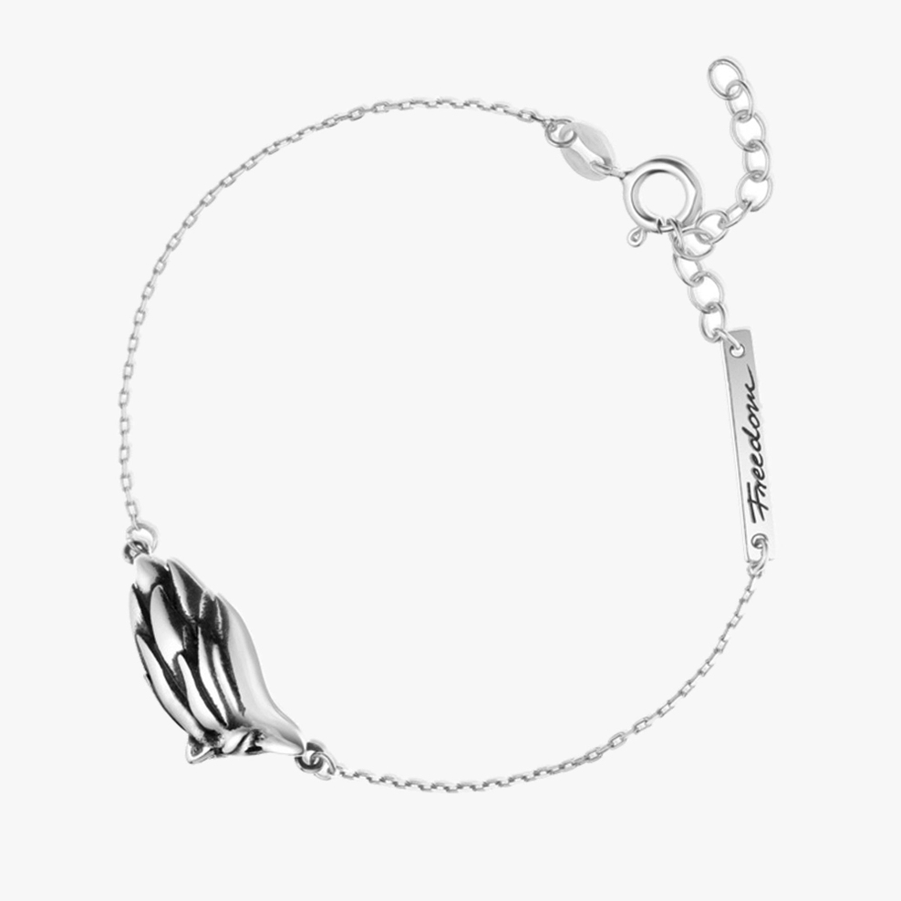 Bransoleta srebrna Freedom