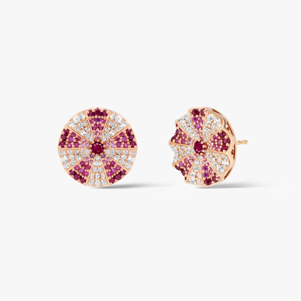 Kolczyki złote Lunapark