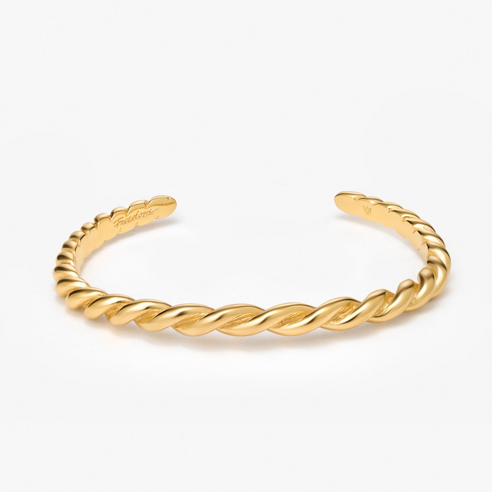 Bransoleta srebrna Freedom Forever