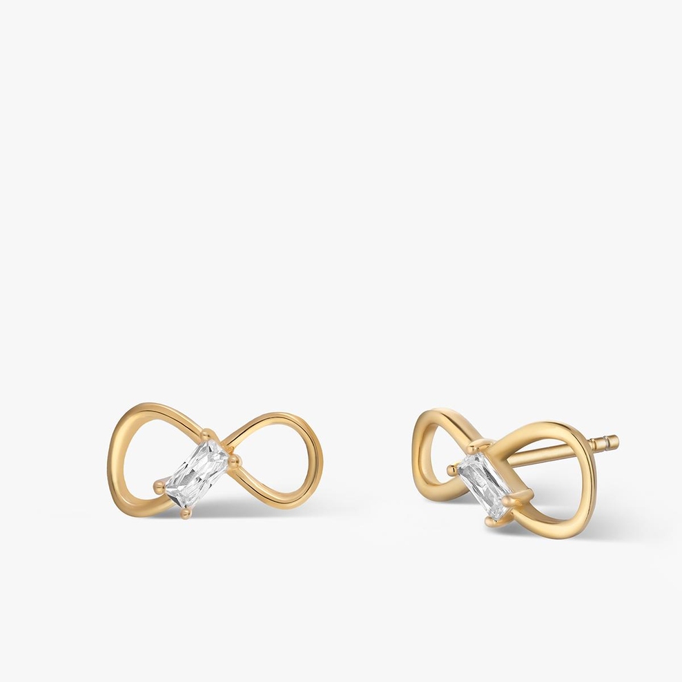 Kolczyki srebrne z cyrkoniami