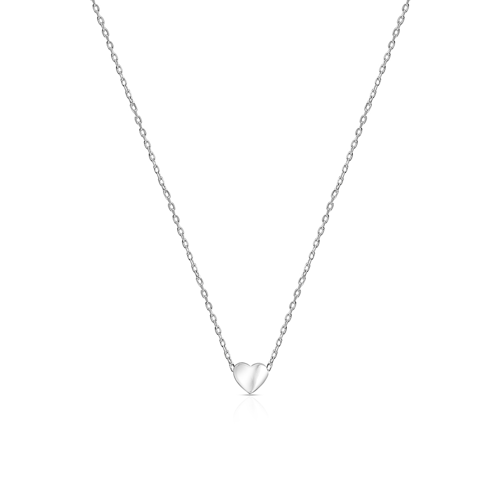 Naszyjnik srebrny serce