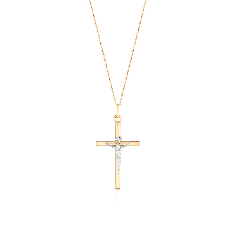 Wisiorek złoty krzyżyk