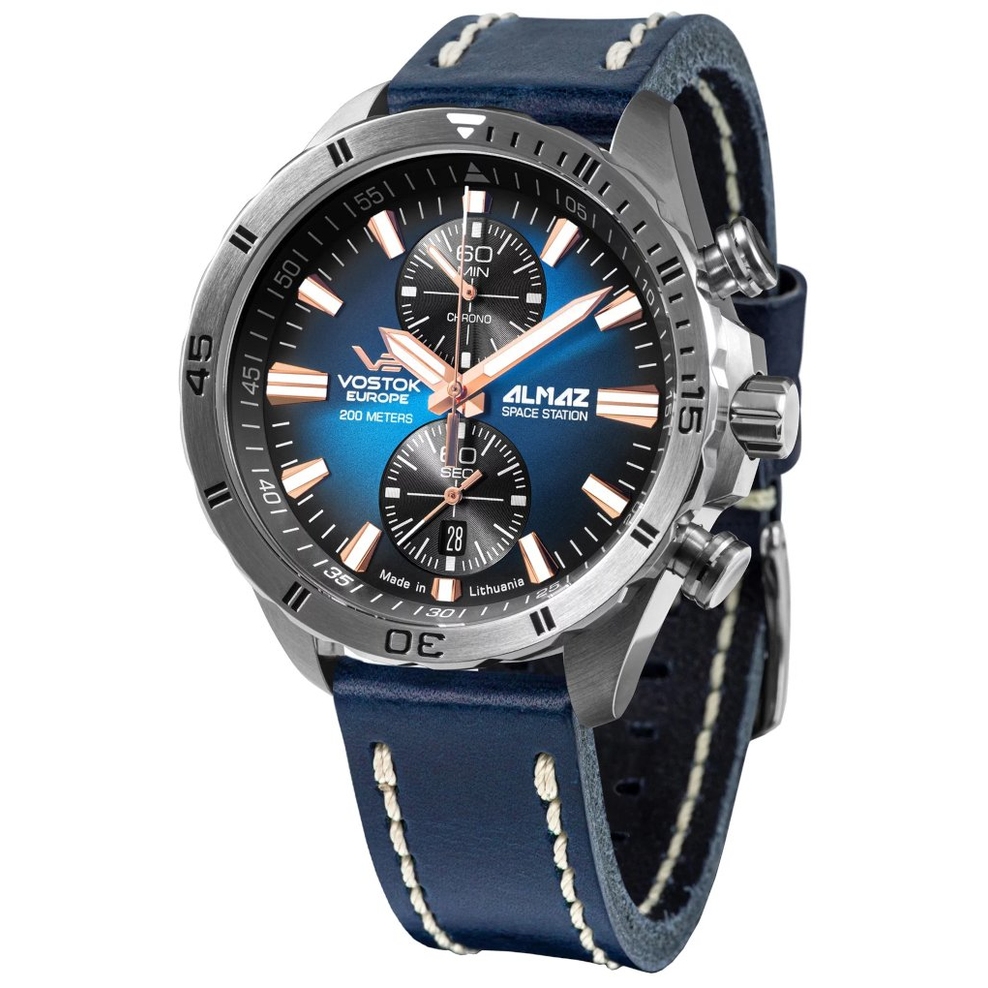 ZEGAREK VOSTOK EUROPE ALMAZ SPACE STATION CHRONO