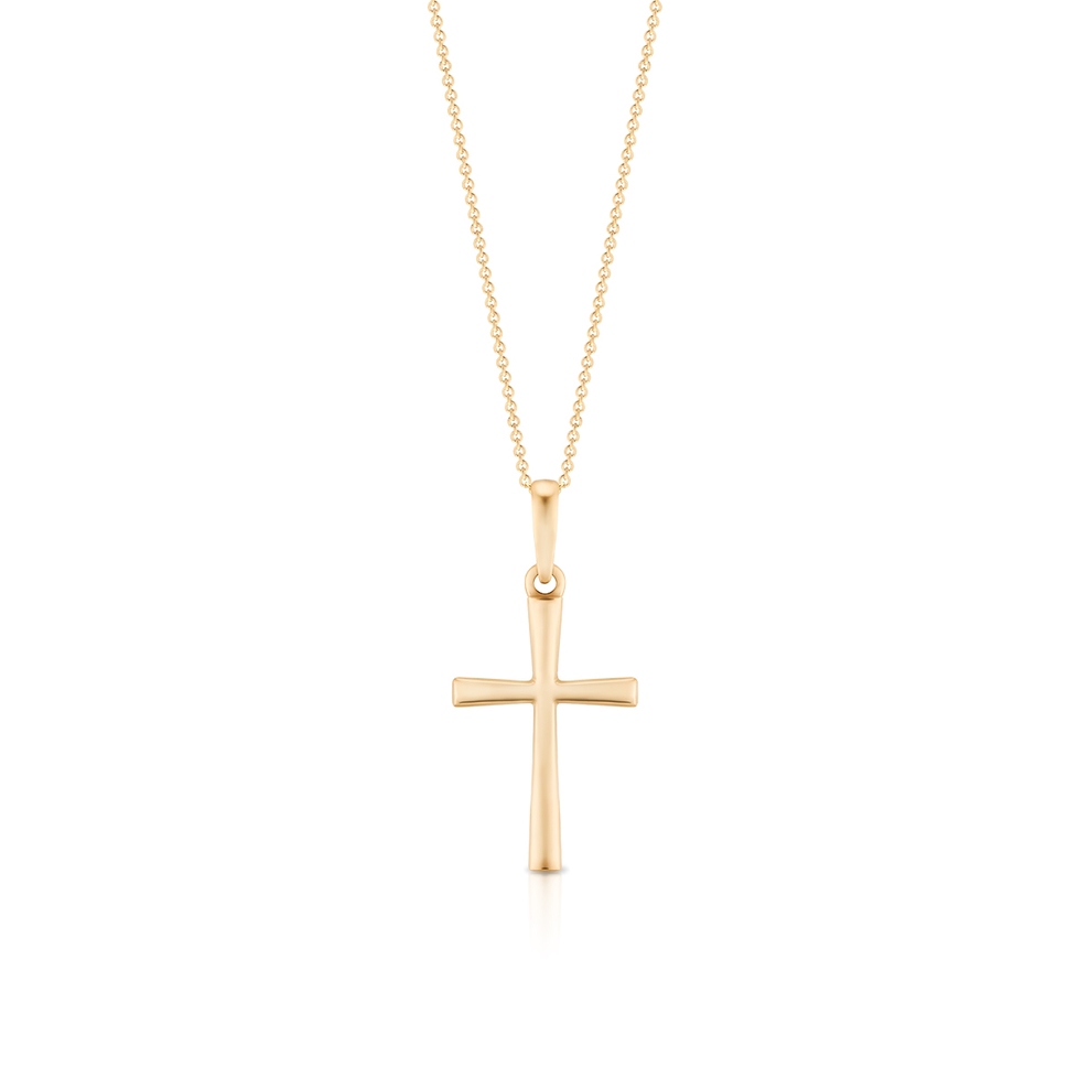 Wisiorek złoty krzyżyk