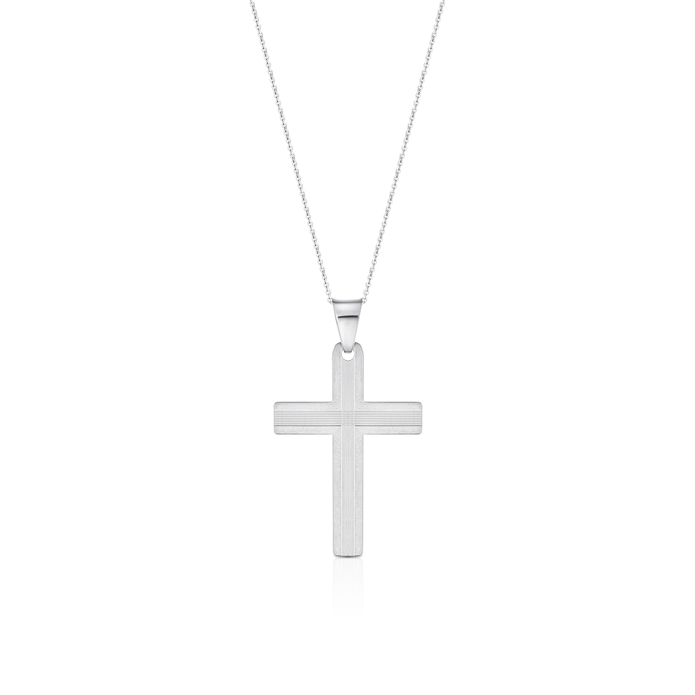 Wisiorek srebrny krzyżyk