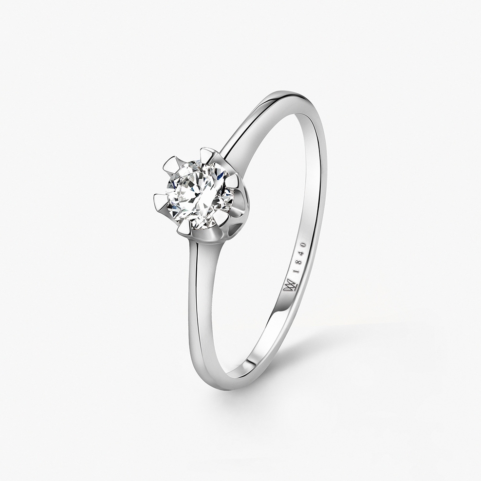 Pierścionek zaręczynowy złoty Jedyny