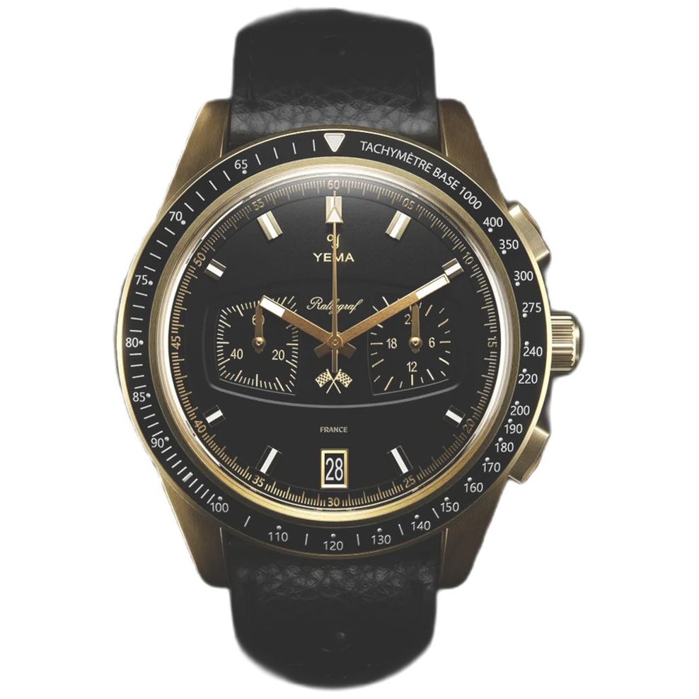 ZEGAREK YEMA Rallygraf Meca-Quartz II Classic Racing School