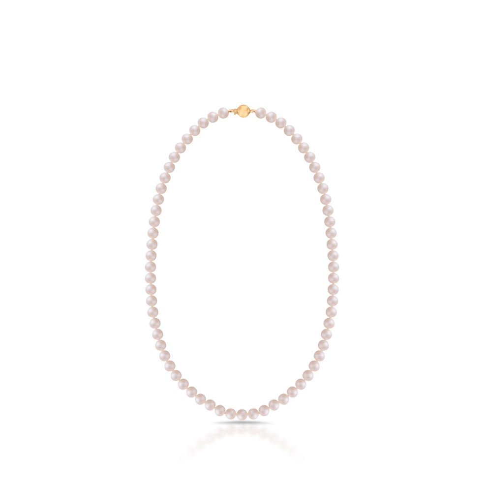 Naszyjnik złoty z perłami