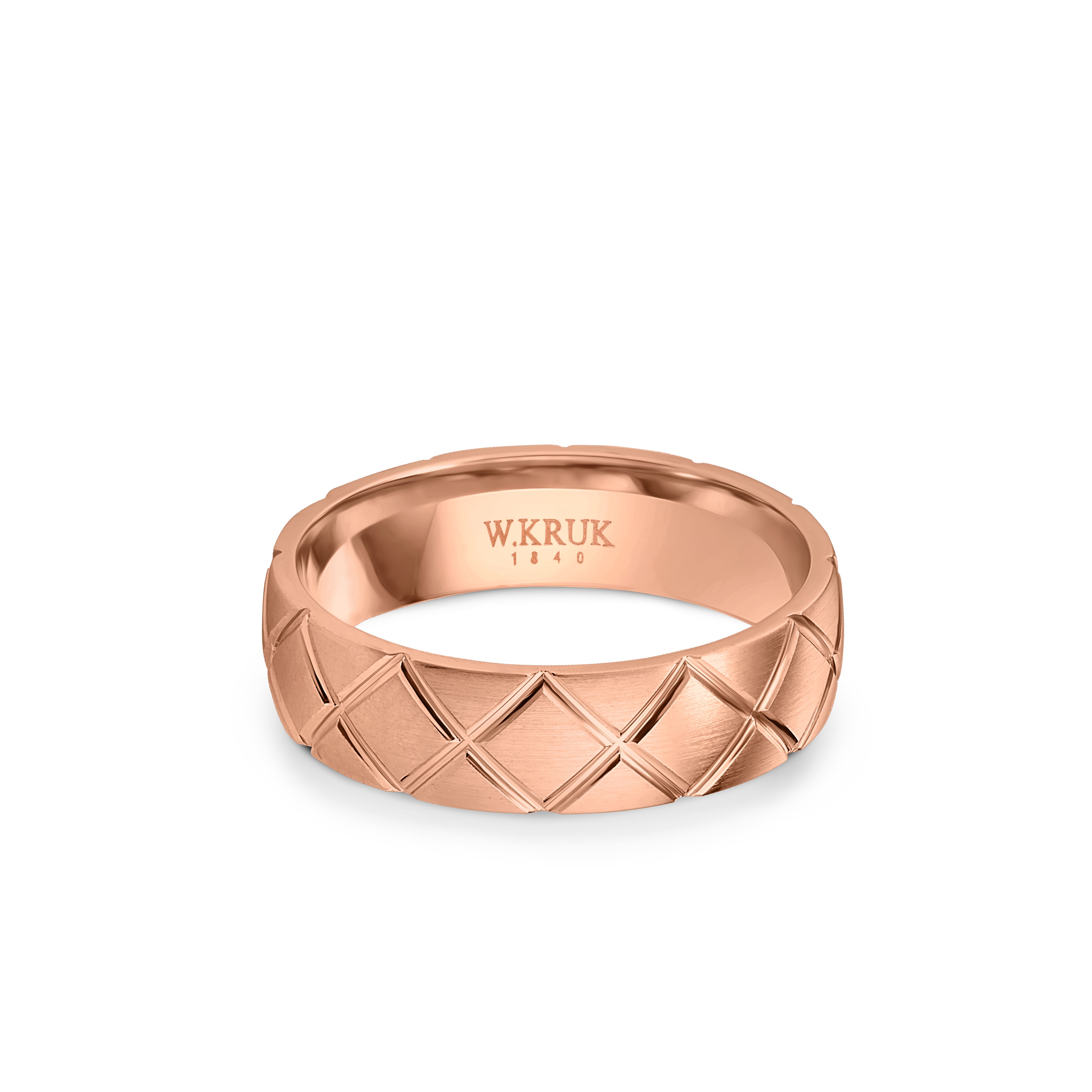 Obrączka złota ROYAL męska – ZZK/O_79R62S – W.KRUK