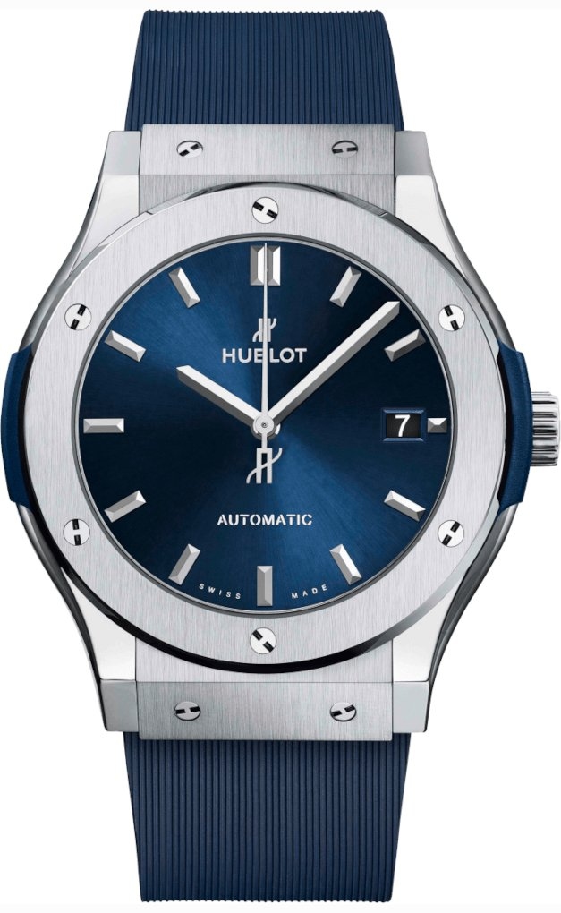 ZEGAREK HUBLOT CLASSIC FUSION TITANIUM BLUE – UHU/148 – W.KRUK