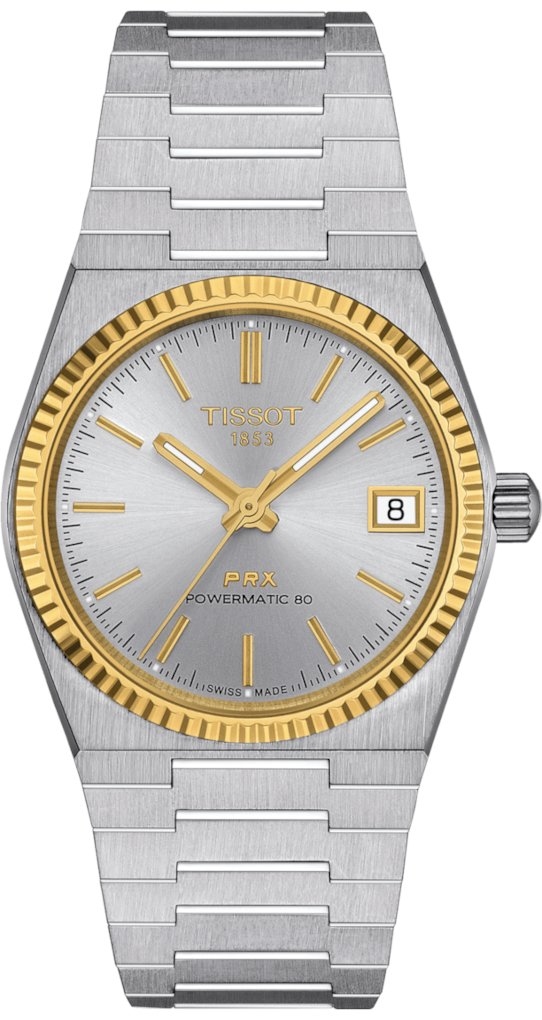 [美品]Tissot PRX Powermatic 80 35mm Tissot PRX 35 205 Powermatic 80 Lady Ice Blue T137.207.11.351.00