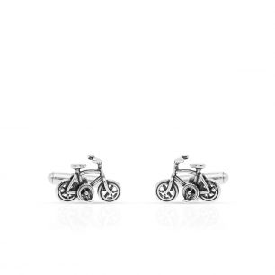 Spinki do koszuli srebrne rowery WWK/MS1467