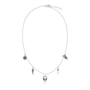 Naszyjnik choker srebrny Freedom