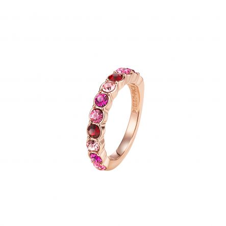 Pierścionek z różowymi kryształami preciosa Holiday PCH/PC001R