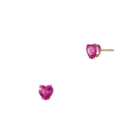 Kolczyki kształcie serca z cyrkonią Holiday PHT/KC259R