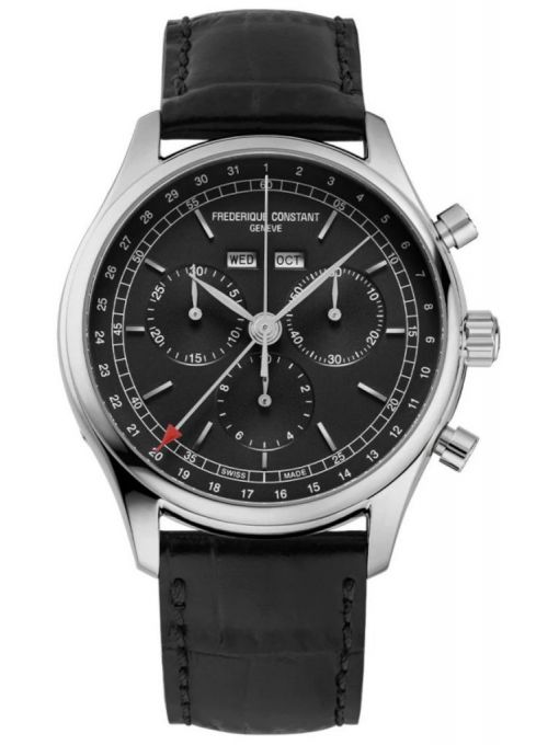 ZEGAREK FREDERIQUE CONSTANT CLASSICS QUARTZ CHRONOGRAPH TRIPLE CALENDAR