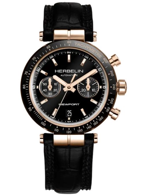 ZEGAREK HERBELIN NEWPORT AUTOMATIC CHRONOGRAPH LIMITED EDITION