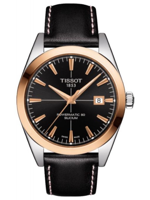 Tissot Gentleman Powermatic 80 Silicium Solid 18k Gold Bezel