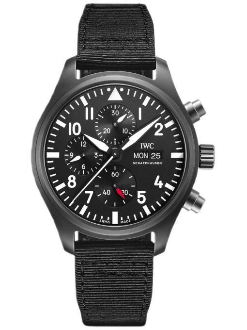 ZEGAREK IWC SCHAFFHAUSEN PILOT'S WATCH CHRONOGRAPH TOP GUN