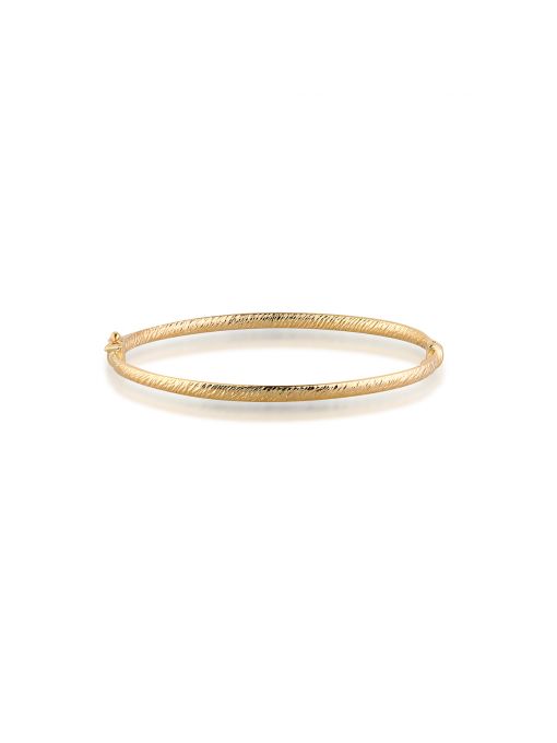 Bransoleta złota bangle