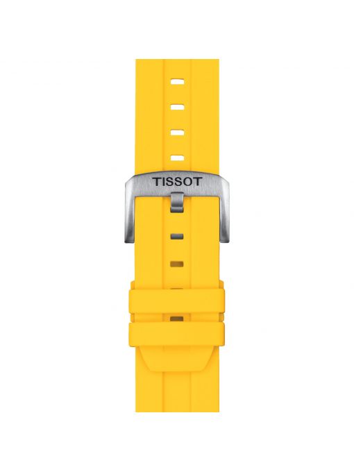 Silikonowy żółty pasek Tissot 22 mm