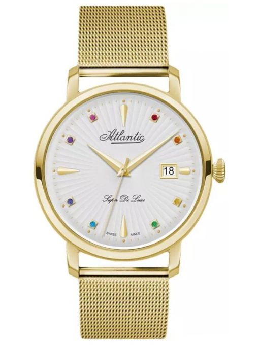 ZEGAREK ATLANTIC SUPER DE LUXE PRECIOUS STONES