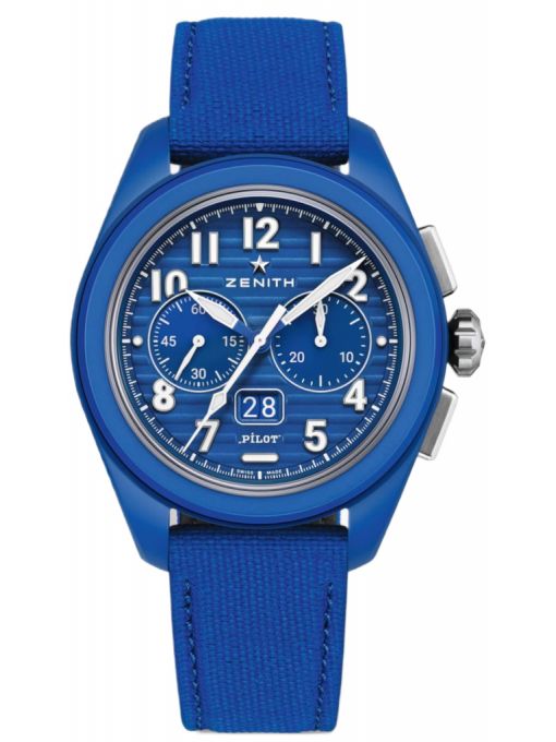 ZEGAREK ZENITH PILOT BIG DATE FLYBACK 160TH ANNIVERSARY EDITION