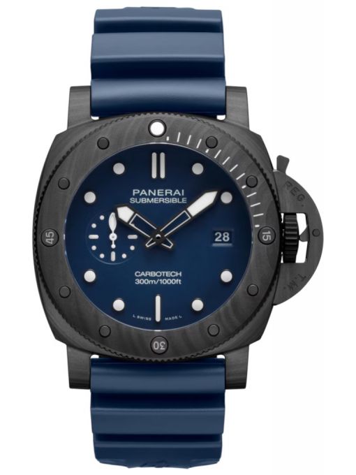 ZEGAREK PANERAI Submersible QuarantaQuattro Carbotech™