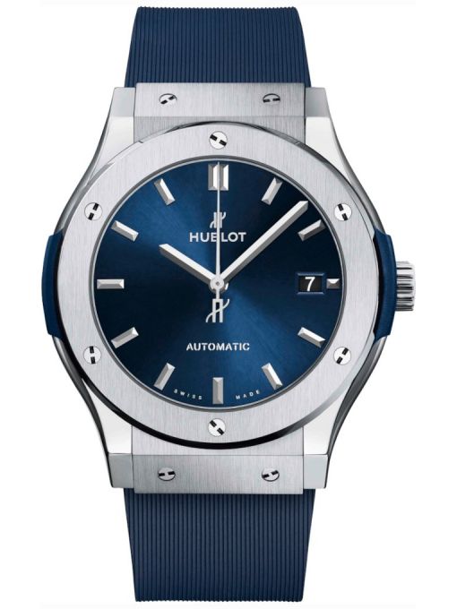 ZEGAREK HUBLOT Classic Fusion Titanium Blue